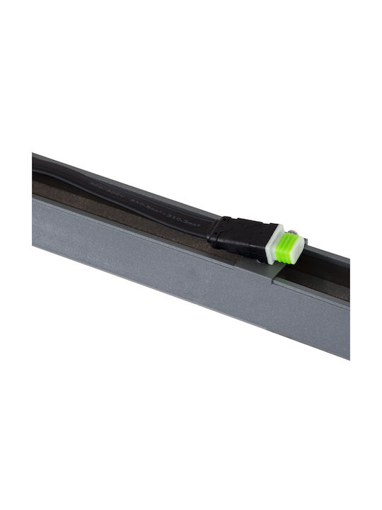 GloboStar Digi-Bar Außenstehlampe LED Wall Washer 12W RGB IP65 Grau