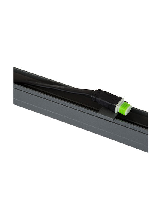 GloboStar Digi-Bar Outdoor LED Wall Washer 12W With Warm White Light IP65 Silver