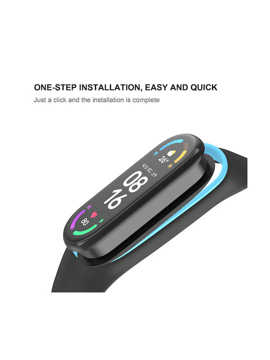 Sonique Sport Strap Silicone with Pin Black / Cabbage (Smart Band 7)