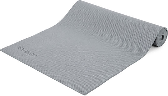 AMILA Στρώμα Γυμναστικής Yoga Γκρι (173x61x0.6cm)
