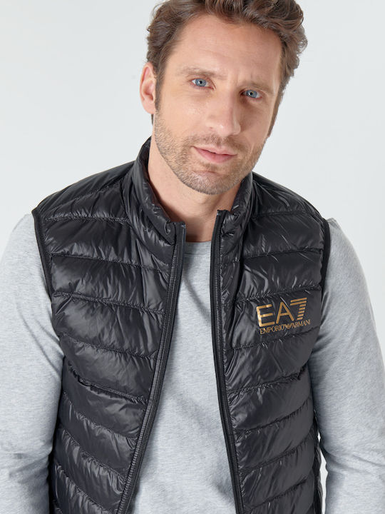 Sleeveless Winter Jacket Puffer Black