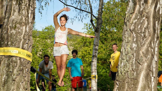 Gibbon Slacklines Balance Straps Yellow