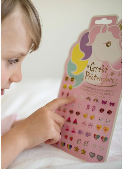 Great Pretenders Unicorn Stick-On Earrings Kids Toy Jewel