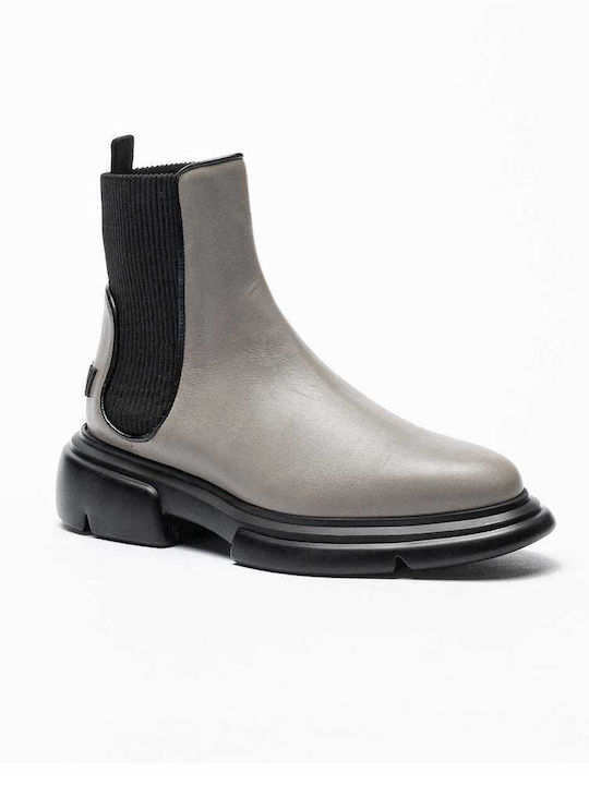 Emporio Armani Ankle Boots Taupe