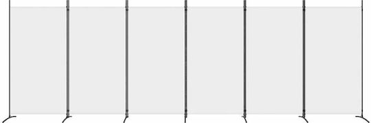 vidaXL Dekorativer Paravent Stoff mit 6 Blättern 520x180cm