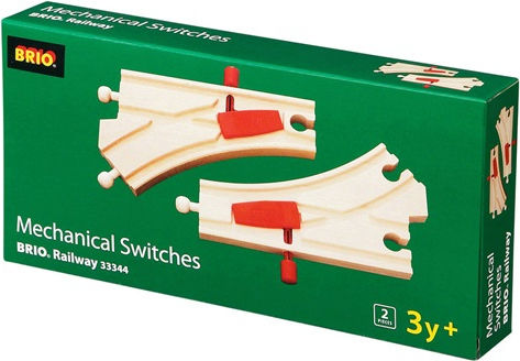 Brio Toys Mechanical Switches Railroad Tracks for 3+ years+ Years