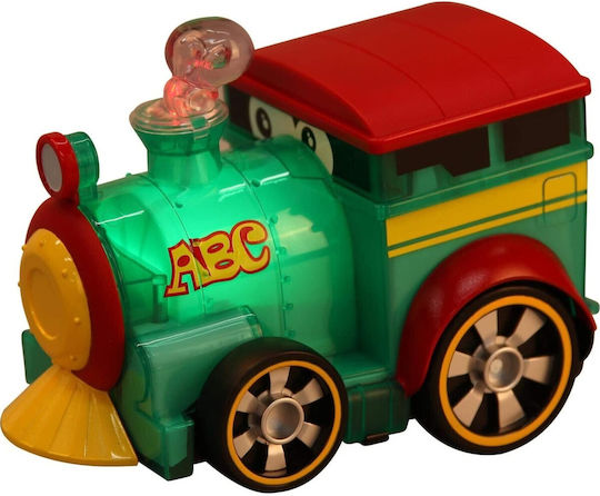 Bburago Vehicul Junior Push & Glow Train cu Lumină și Sunete pentru 12++ Luni