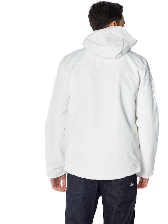 Ultimate Windcheater Χειμωνιάτικο Μπουφάν Αντιανεμικό Λευκό