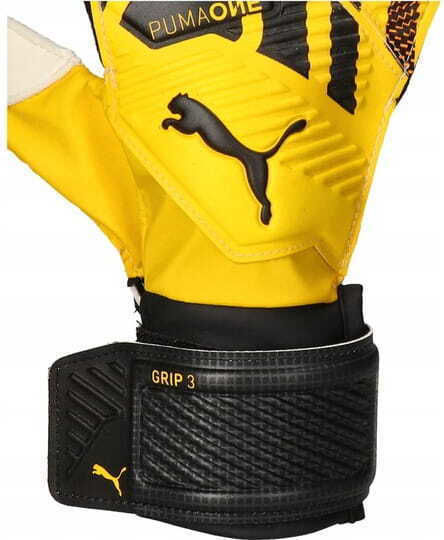 PUMA One Grip 3 Torwarthandschuhe Erwachsene Gelb
