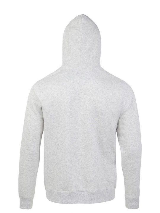 Hoodie Unisex, Organic " One Piece Ace Card ", Ash