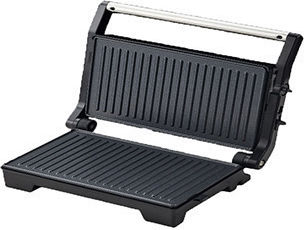 Sidirela Panini Τοστιέρα για 2 Τοστ 1000W Μαύρη