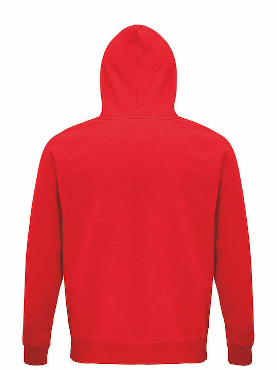 Hoodie Unisex, Organic, " TEAM LASSO, BELIEVE, TED LASSO " Red