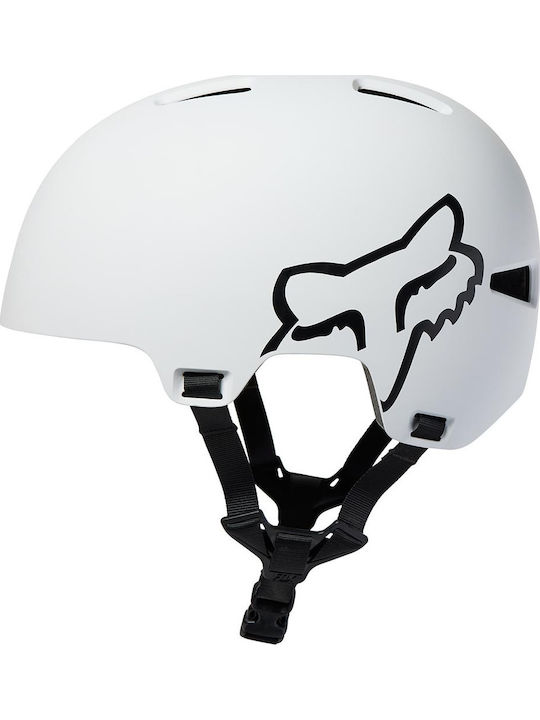 Fox Flight Cască pentru biciclete / trotinete pentru copii pentru biciclete BMX Alb cu protecție MIPS