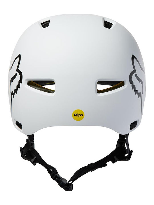 Fox Flight Cască pentru biciclete / trotinete pentru copii pentru biciclete BMX Alb cu protecție MIPS