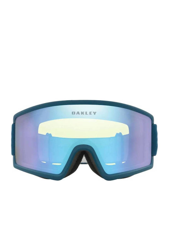 Oakley Target Line Ski- & Snowboardbrille Erwachsene Türkis mit Linse in Blau Farbe