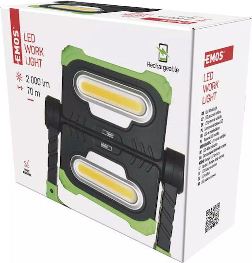 Emos Battery Jobsite Light LED with Brightness up to 2000lm
