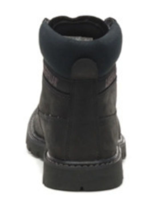 E Colorado Leder Kampfstiefel Schwarz