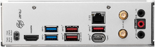 MSI MPG B650I EDGE WIFI Motherboard Mini ITX με AMD AM5 Socket 7D73-001R