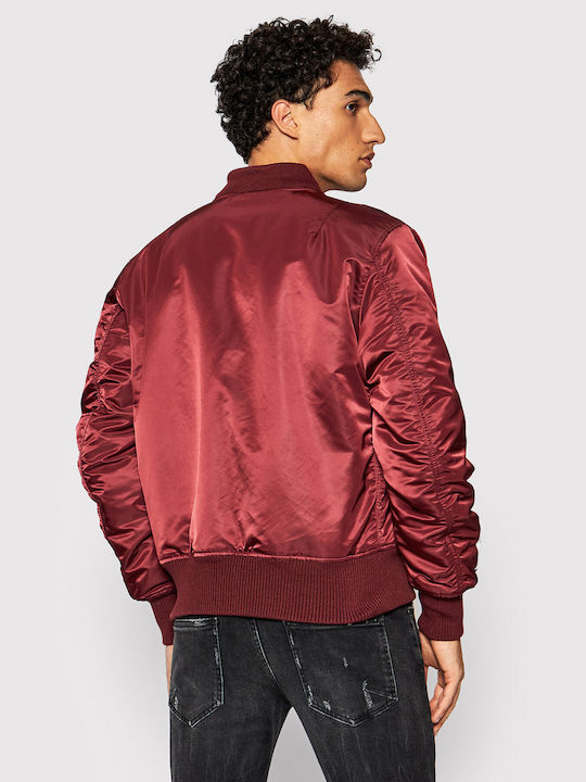 Winter Jacket Bomber Burgundy
