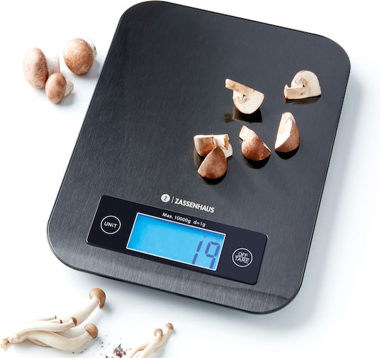 Zassenhaus Pure Ψηφιακή Ζυγαριά Κουζίνας έως 10kg Ανθρακί