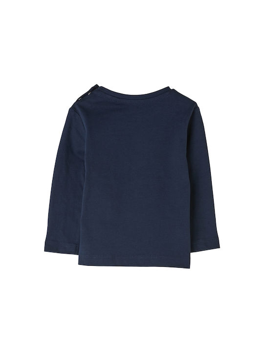 S.Oliver Kids Blouse Long Sleeve Navy Blue