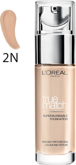 L'Oreal Paris True Match Super Blendable Liquid Make Up SPF17 2N Vanilla 30ml