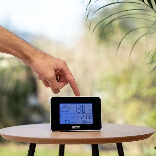 First Austria FA-2461-6-BA Wireless Digital Weather Station Black