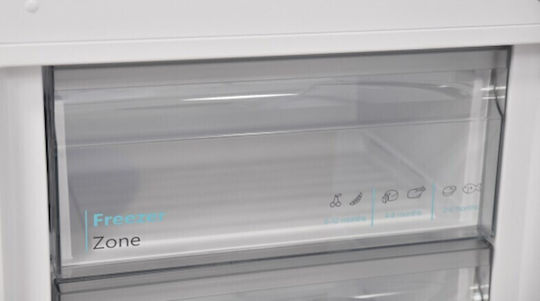 Sharp Combină frigorifică 331lt Total NoFrost Î186xL59.5xA65cm. Inox SJ-BA31DHXIE