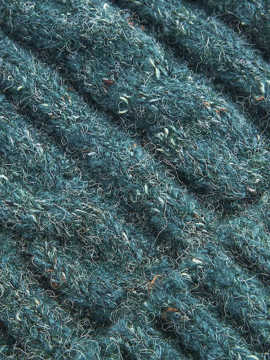 Verde Beanie Frauen Beanie mit Strickmuster in Grün Farbe