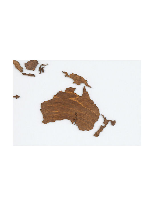 Decorative Wall Decor made of Wooden World Map 115x65cm 1pcs