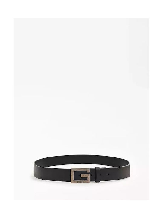 Guess Men's Leather Belt Black