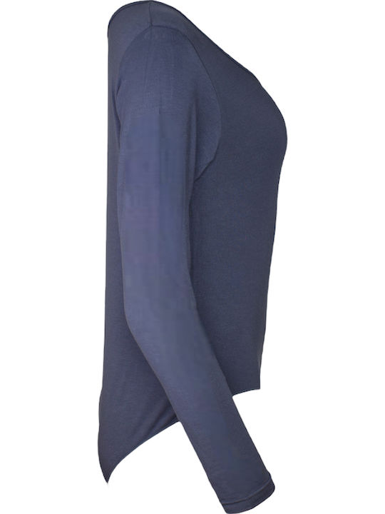 Lingerie Wrap Long Sleeve Bodysuit Anthracite