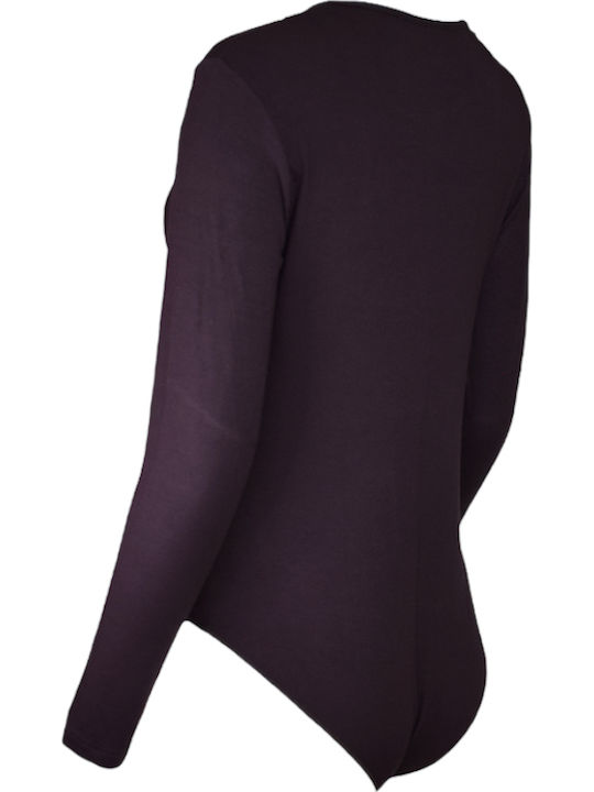Frauen Bodysuit Braun
