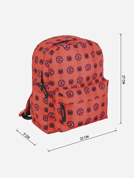 Children's Kindergarten Backpack Spiderman Red Color