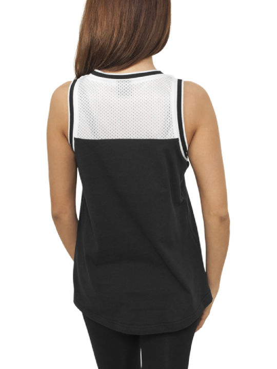 Urban Classics Women's Athletic Cotton Blouse Sleeveless Black