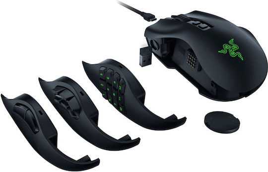 Razer Naga V2 Pro Ασύρματο RGB Gaming Ποντίκι 30000 DPI Μαύρο