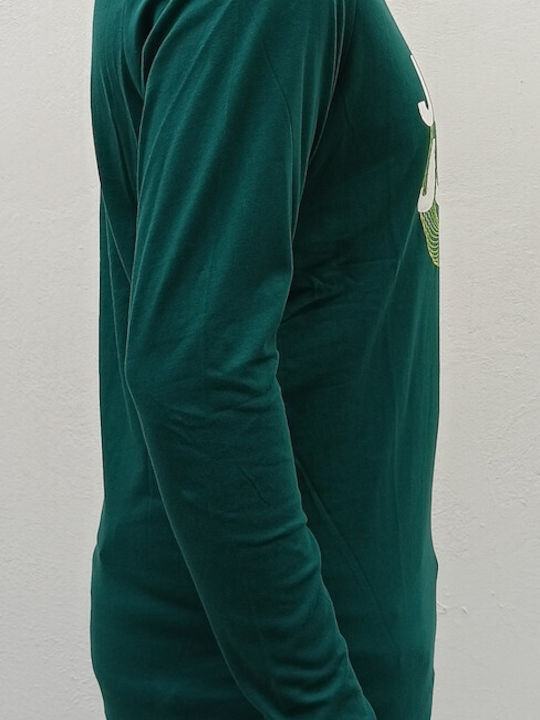 Jack & Jones Bluza Bărbătească cu Mânecă Lungă Verde