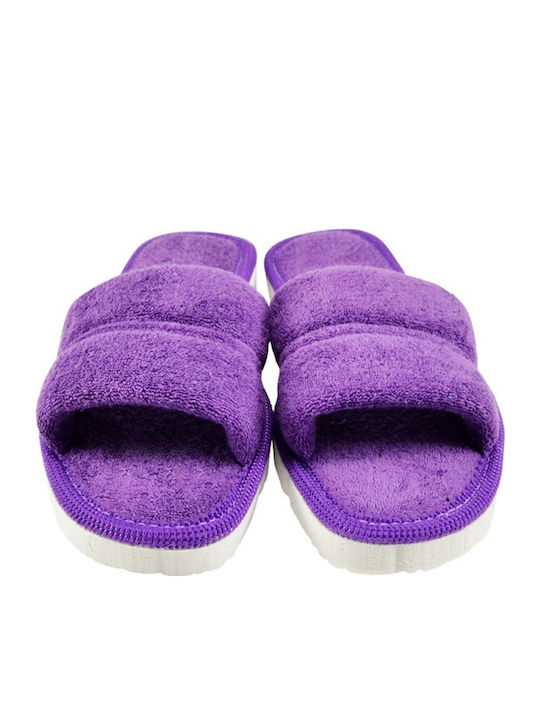 Terry Winter Women's Slippers Purple