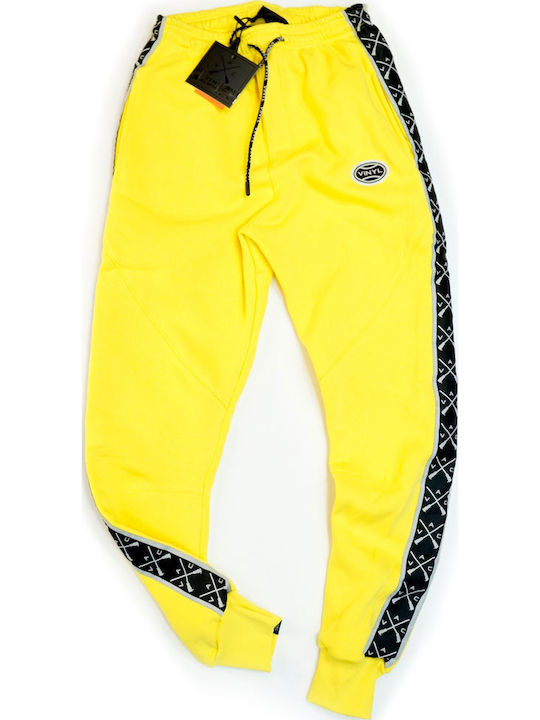 Sweatpants with Elastic Yellow