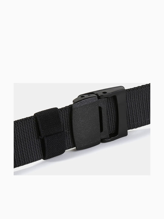Men's Belt Fabric Webbing Belt Black