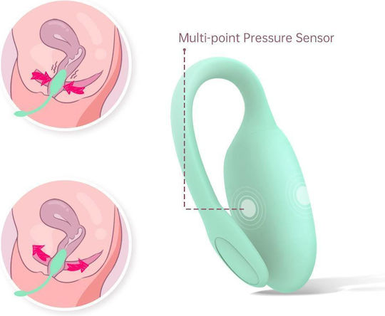 Magic Motion Fitcute Kegel Rejuve Δονητής Egg με Απομακρυσμένο Έλεγχο 23cm Teal