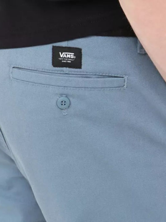 Checkerboard Hose Chino Hellblau