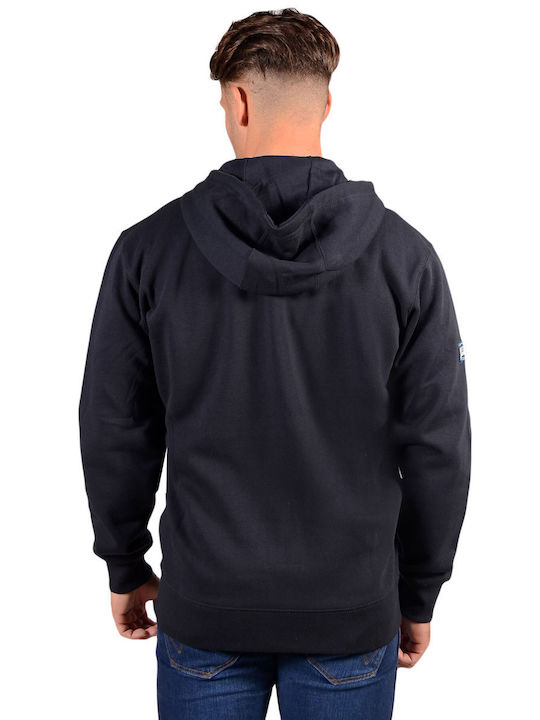 Russell Athletic Men's Sweatshirt Jacket with Hood and Pockets Navy Blue