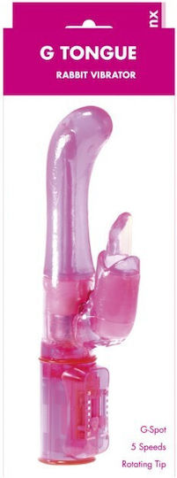 Me You Us G Tongue Δονητής Rabbit Rabbit Vibrator 14cm Ροζ