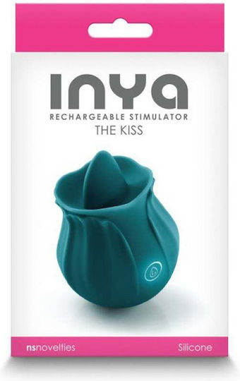 Ns Novelties Inya The Kiss Clitoral Vibrator Clitoral Stimulator 7.8cm Dark Teal
