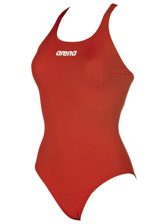 Solid Swim Pro Sportlicher Badeanzug Rot