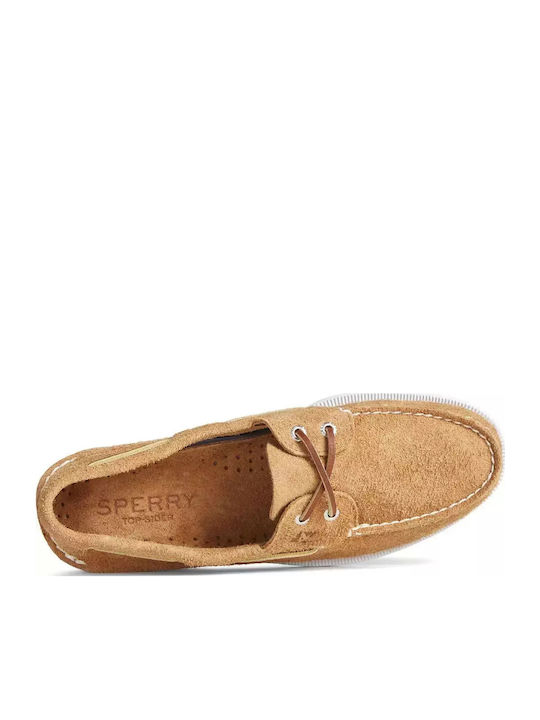 STS23939 Suede Ανδρικά Boat Shoes Tan