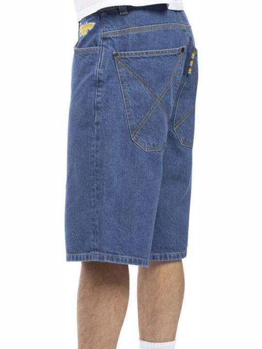 X-Tra Men's Shorts Jeans Washed Blue