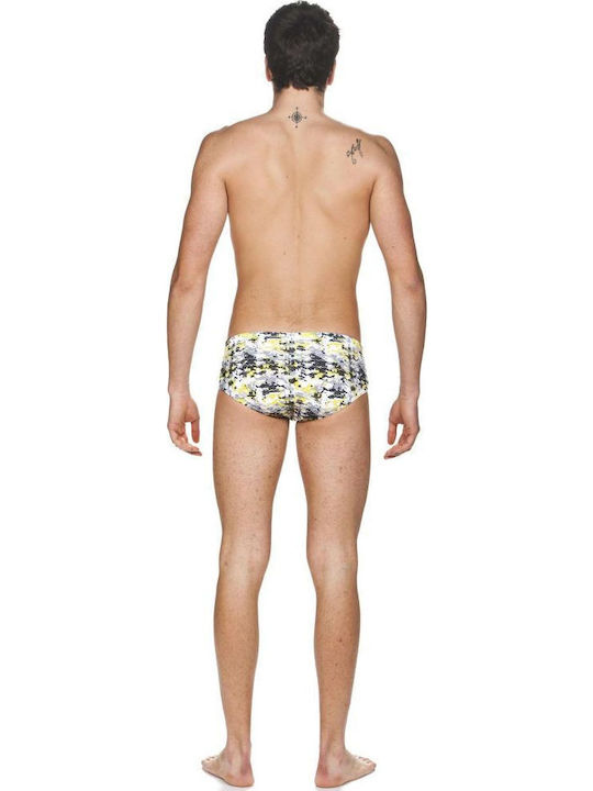 Costum De Baie Bărbați Slip Multicolor Camo