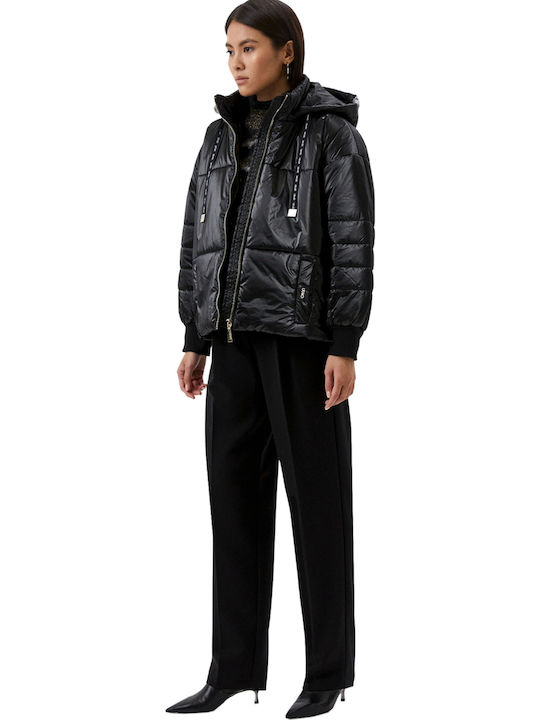 Hero Scurtă Jachetă de femei Puffer Negru